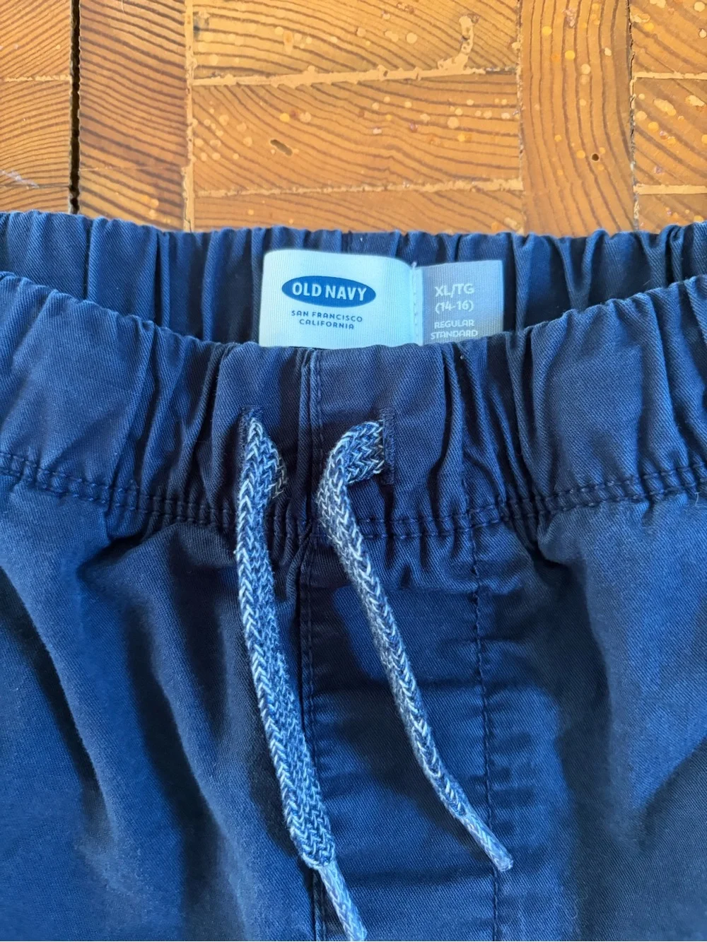 Old Navy Navy Blue Pull-On Shorts with Drawstring